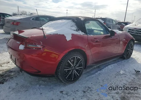 2025 Mazda Mx-5 Miata Grand Touring z USA, uszkodzony, nr VIN JM1NDAD74S0658818